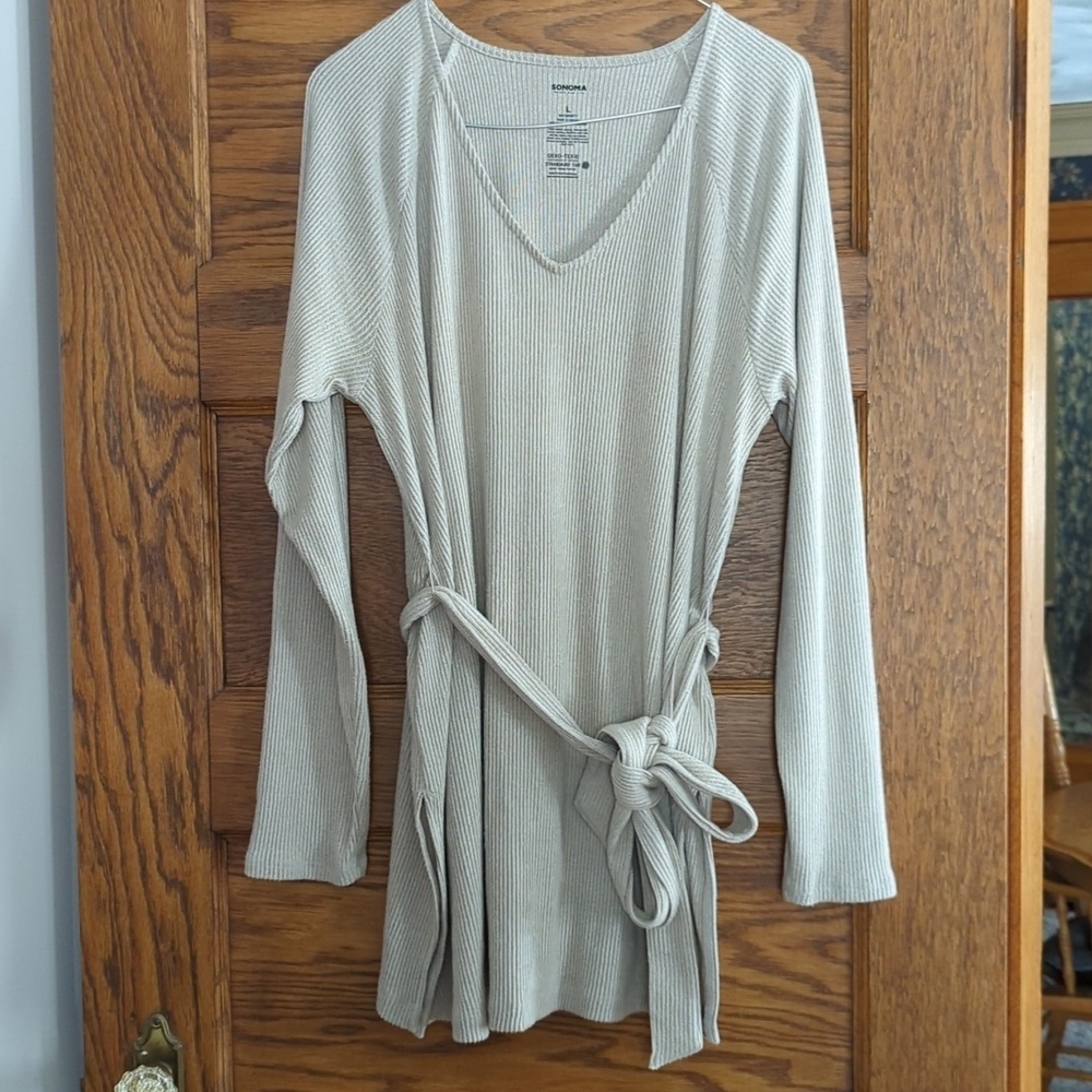 Sonoma Vneck Maternity Sweater With Tie Super Soft Long Sleeve L